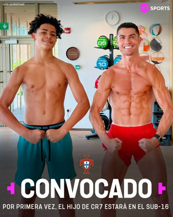 追随父亲脚步！官方：15岁迷你罗入选葡萄牙U16新一期名单！